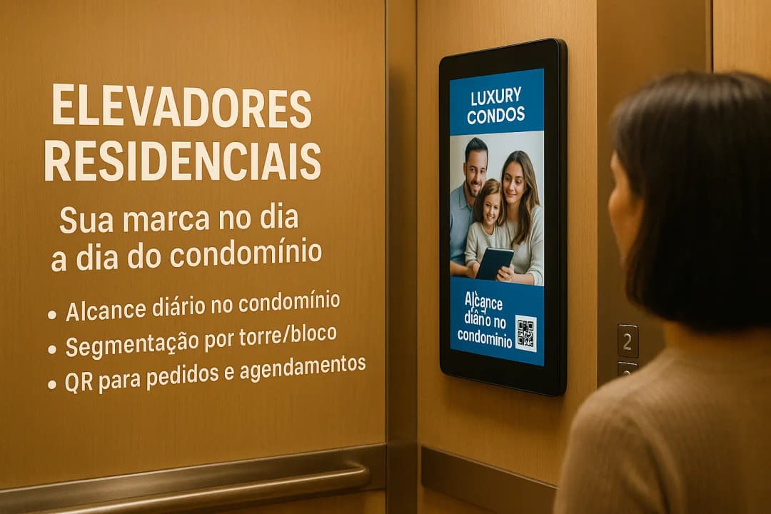 Interior de elevador residencial